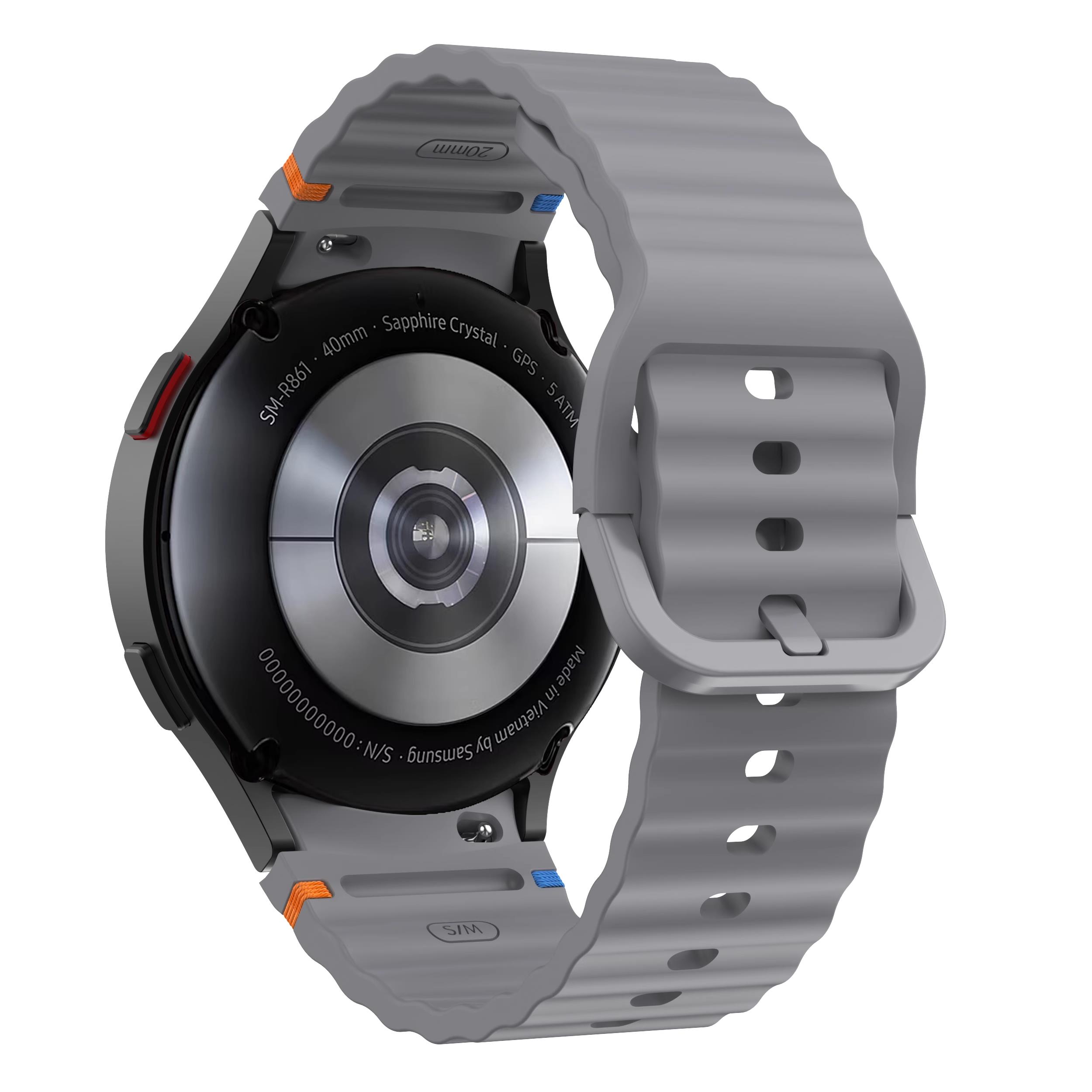 

Band for Samsung Galaxy watch 6/7/4/5/Pro/Classic Straps 44mm 40mm Original Silicone Sport Bracelet Correa Galaxy watch 7 Strap 4 classic 42mm 46mm
