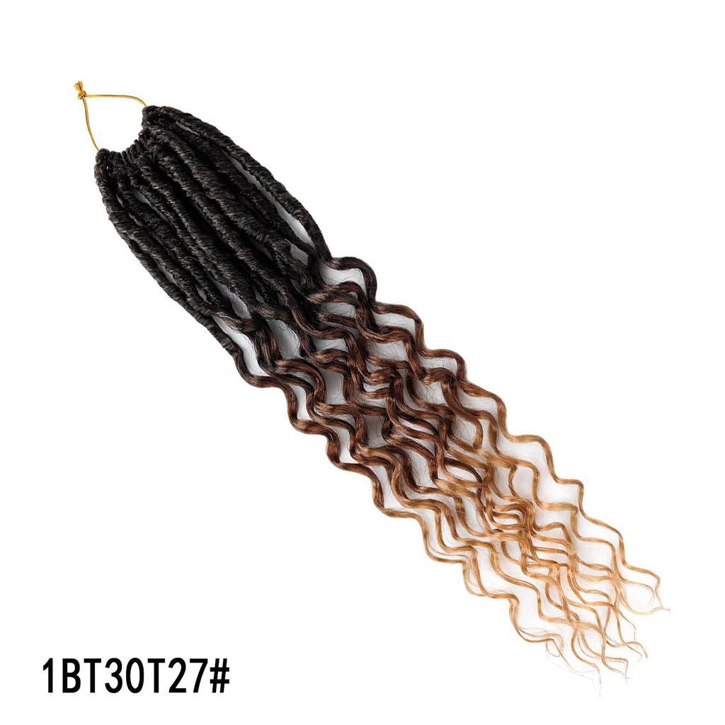 Locs di Dea Ricci Crochet Capelli Locs Morbidi Treccine Sintetiche Estensioni Capelli Stile Bohemien per Donne Nere