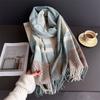Fashion Winter Women Scarf Shawls Wraps Lady Female Hijab Stoles Imitation Cashmere Pashmina Foulard Head Scarves Bufandas