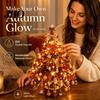 Holiday Decoration Crafting Tools DIY Beaded Christmas Tree Kit, Handmade with LED Lights, Party Props Craft Project, Bead Kit for Adults, Home