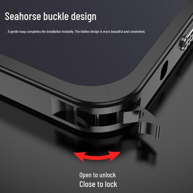 OnePlus Ace 5 Ultimate Metal Buckle Drop-proof Heat Dissipation Case with Lens Protection