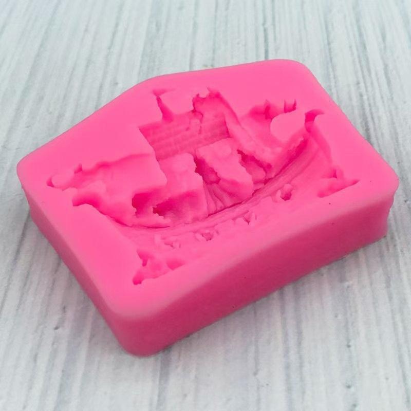 Landscaping Shipwreck Silicones Mould Ornament Molds Candle Molds Casting Mould Epoxy Resin Molds Craft Supplies