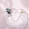 Umbrella Adorable Girl Brooch With Vibrant Colors For Fashionable Metal Lovers Pin