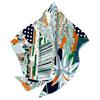 New Women Autumn Triangle Twill Scarf Shawl Hijabs Luxury Sun and Plant Printing Bandana Foulard Neckerchief For Ladies