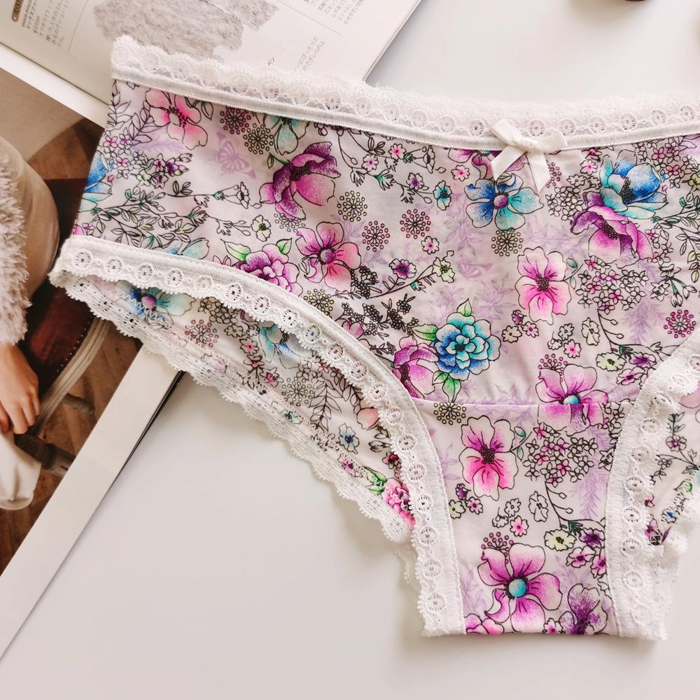 Clearance Pink Girl Milk Silk Seamless Quick-Dry Women's Triangle Underwear