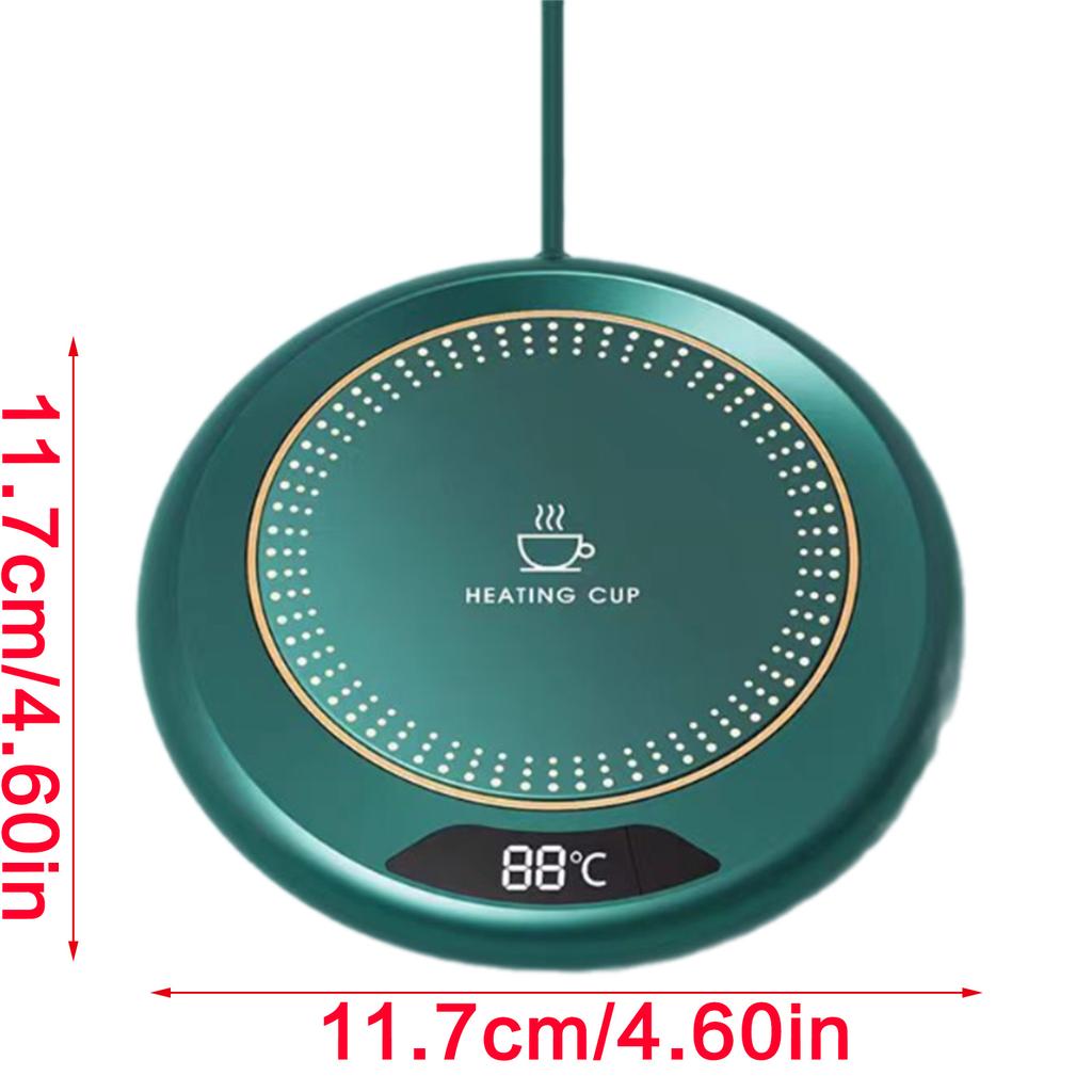Small Coffee Warmer Coaster USB Powered Beverage Warmer Pad Warming Plate Heating Cup Pad Suitable for Hot Beverages