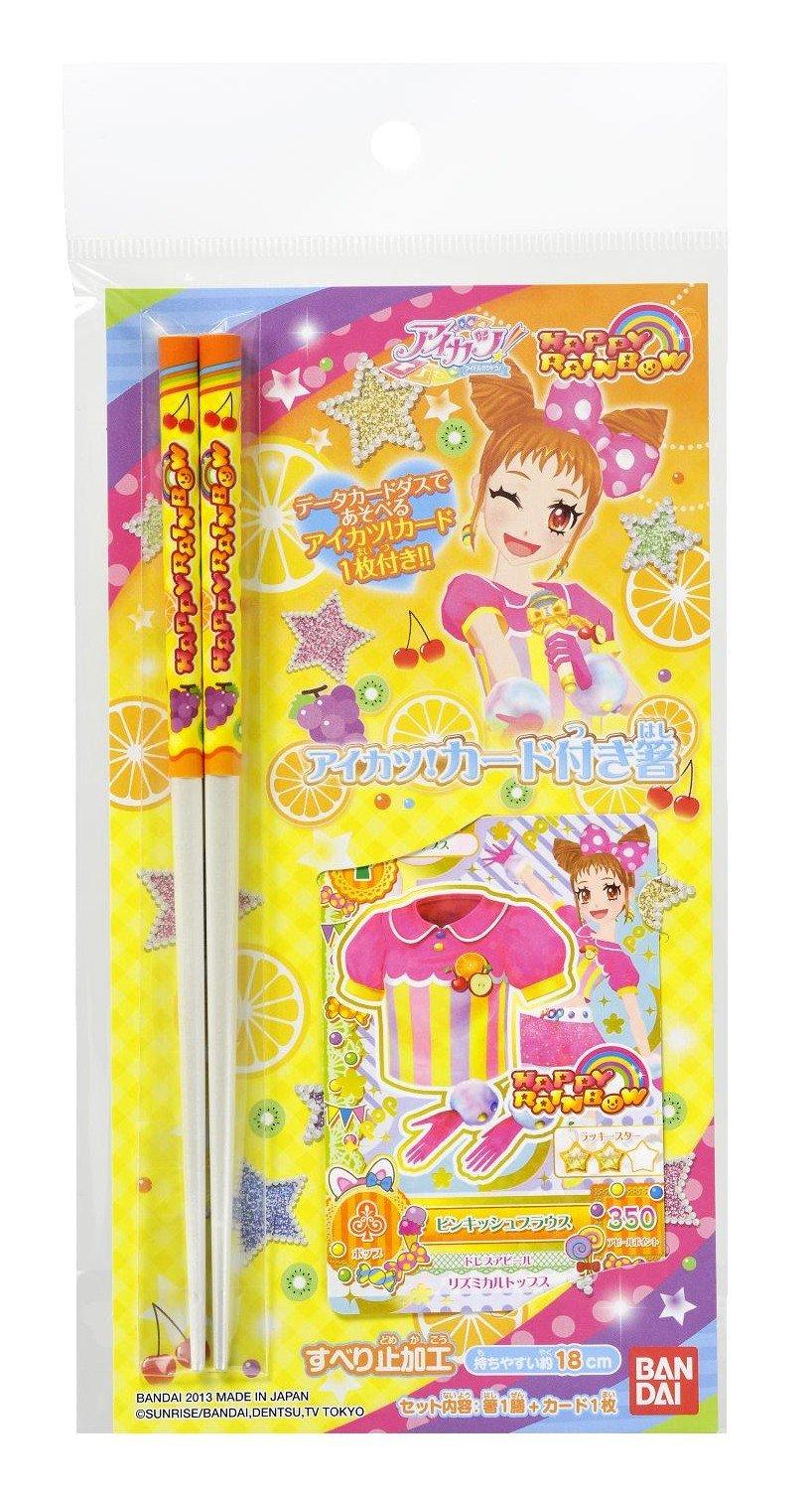 

Палочки для еды с карточкой Счастливая радуга Aikatsu! Айкацу!