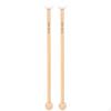2 Pieces DoubleHeaded Timpani Mallets DoubleVersatile Build Wool and Hard Head Drumsticks