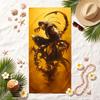 Scorpion Soft Beach Towel Stylish Beach Pool Towel for Summer Seaside Vacation Travel