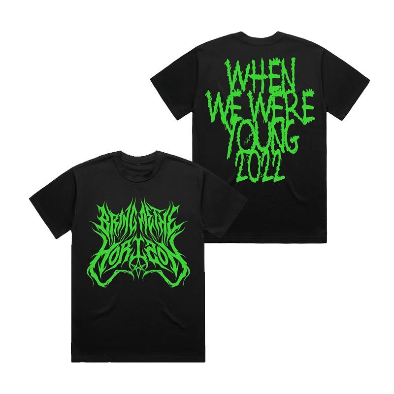 Bring Me The Horizon Dark American Loosefitting Unisexs Tshirt With Rock Style (Short Sleeve)