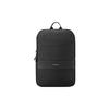 Solid Color Letter Logo Zipper Closure Fabric Business Laptop Backpack Large Men Backpack Black TQ3-09003