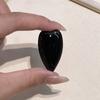 1Pc Natural Stone Elongated Heart Pendant 24×40mm Single Hole Gemstone Charm For DIY Necklace Jewelry Making