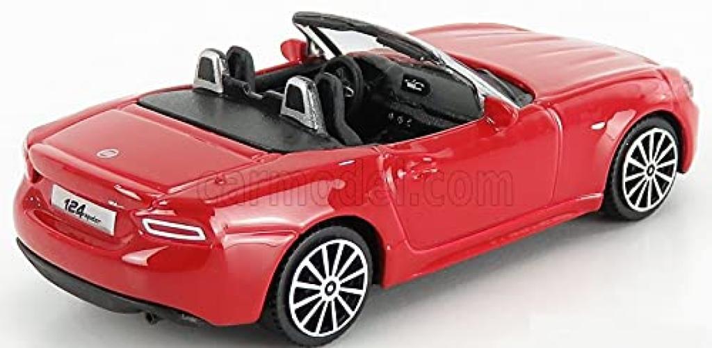 Blago Fiat Miniature Car 1/43 FIAT 124 SPIDER 2016 (Red)