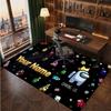 Personalisierter Kristall-Samt-Teppich Among Us, Weicher Anti-Rutsch-Teppich mit individuellem Text für Wohnzimmer Schlafzimmer