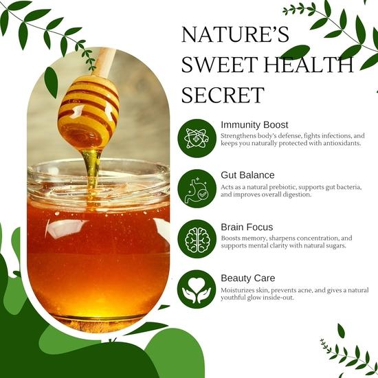 Arth Agro Farms Forest Honey | 100% Pure & Natural Raw Honey | Unprocessed, Unpasteurized, No Added Sugar | Healthy Sweetener for Immunity & Wellness
