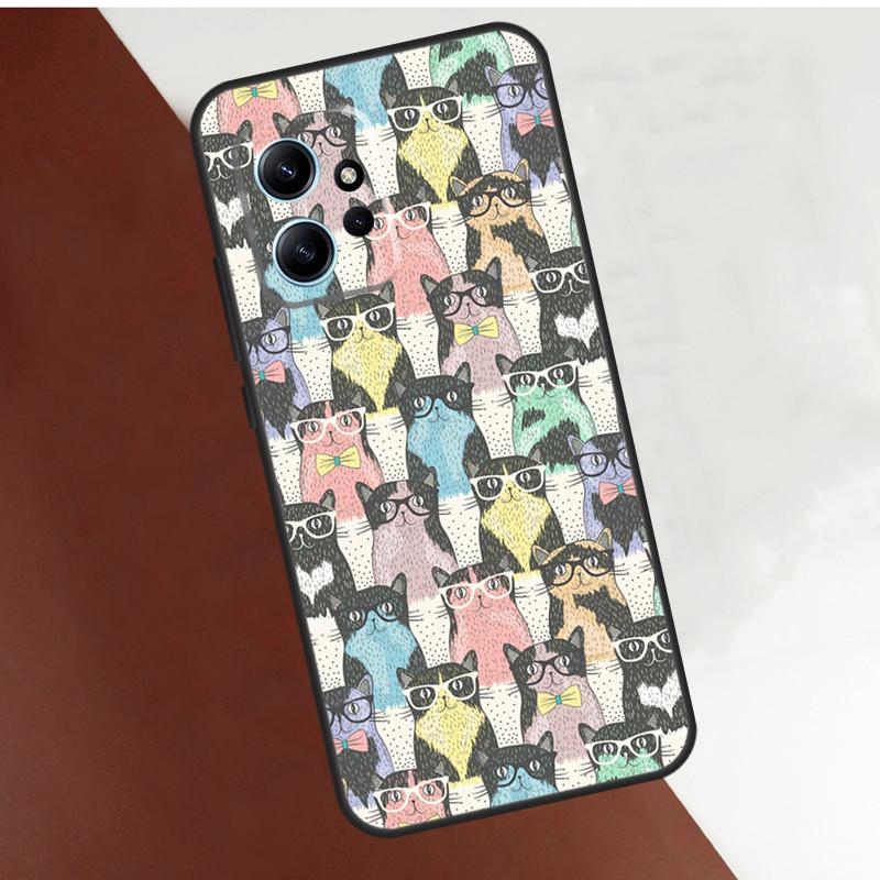 Funny Cat Collage Case For Xiaomi Redmi Note 14 13 9 10 11 12 15 Pro Plus Cover For Redmi 15 C 13C 12C 10C 14C