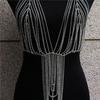 New Fashion Rhinestone Multi-Layer Fringed Onesie Exaggerated Luxury Body Chain Luxury Bra Chain