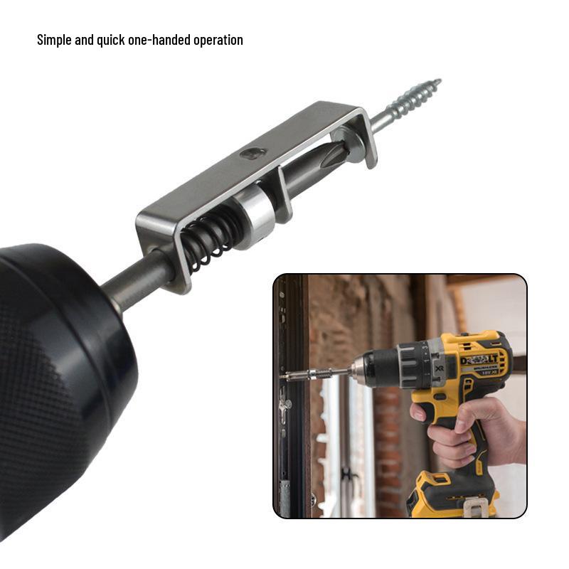 Polohovací šroubovák s pružinou: Univerzální šroubovací nástroj pro ovládání jednou rukou