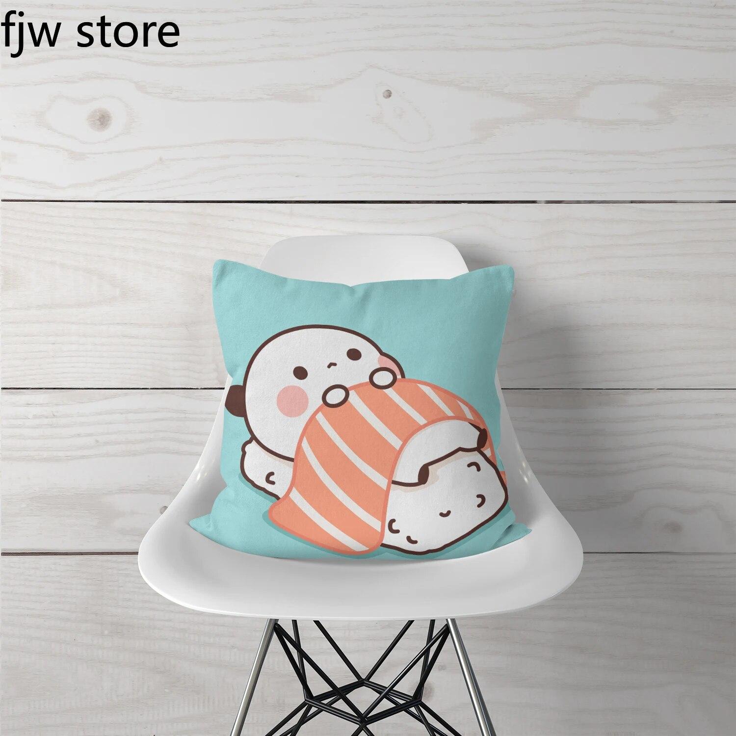 

Модная милая аниме красная панда наволочка для гурманов грудь диван стул кровать подушка украшение дома 40x40cm