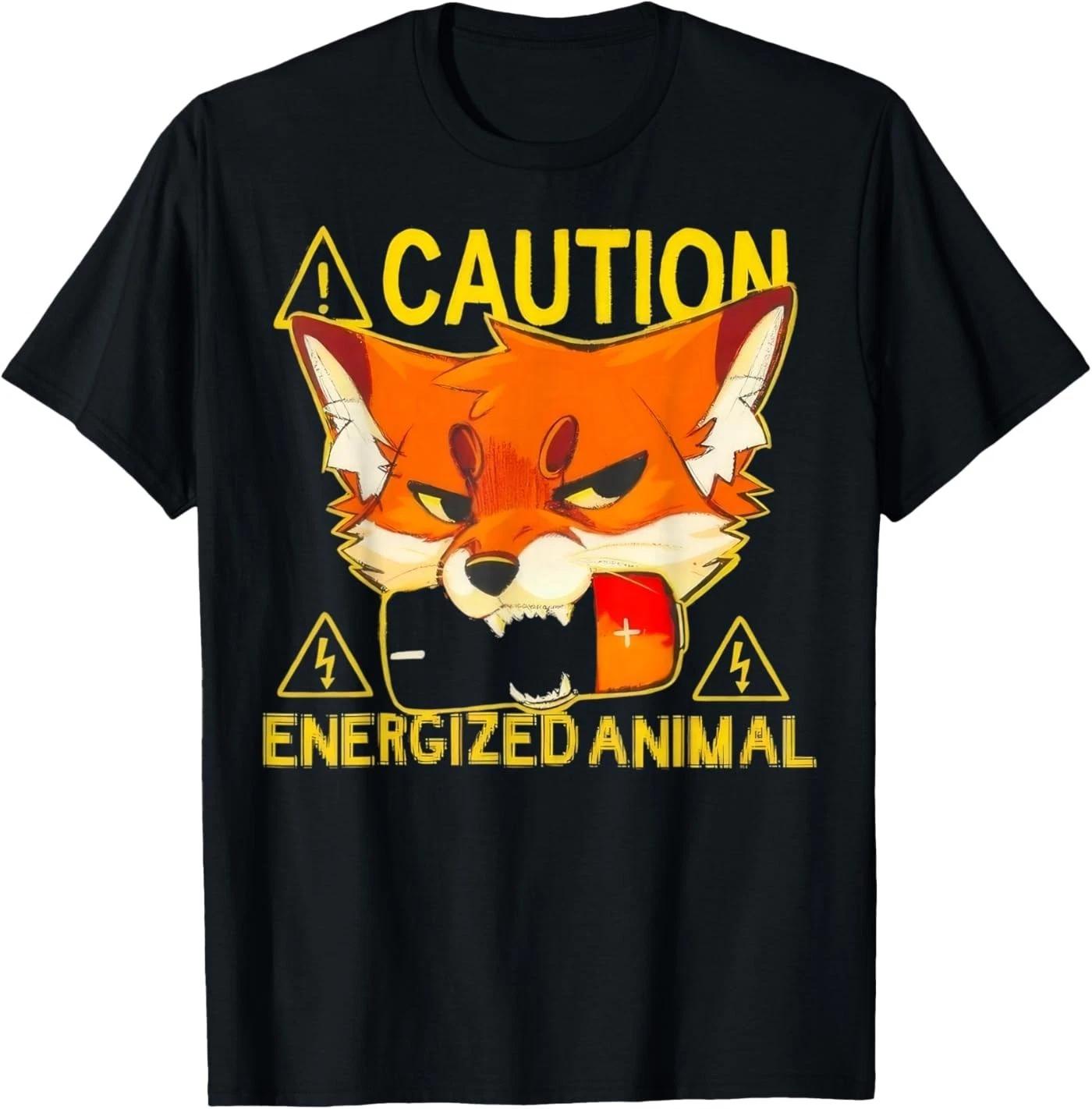 Fox Caution Energized Animal T-Shirt XL