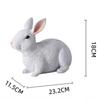 Vintage Easter Bunny Decor Spring Easter Bunny Figurine Decoration Farmhouse Bunnies Rabbit Figurine Statue Home Decor.