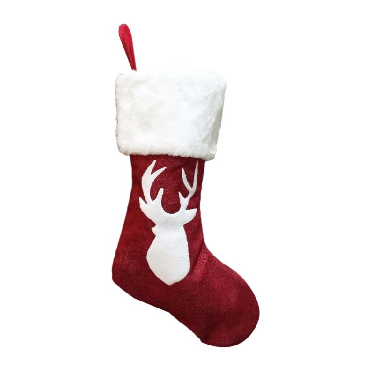 

Christmas Hanging Socks Elk Tree Snowflake Candy Bag Xmas Decor for Home Holiday