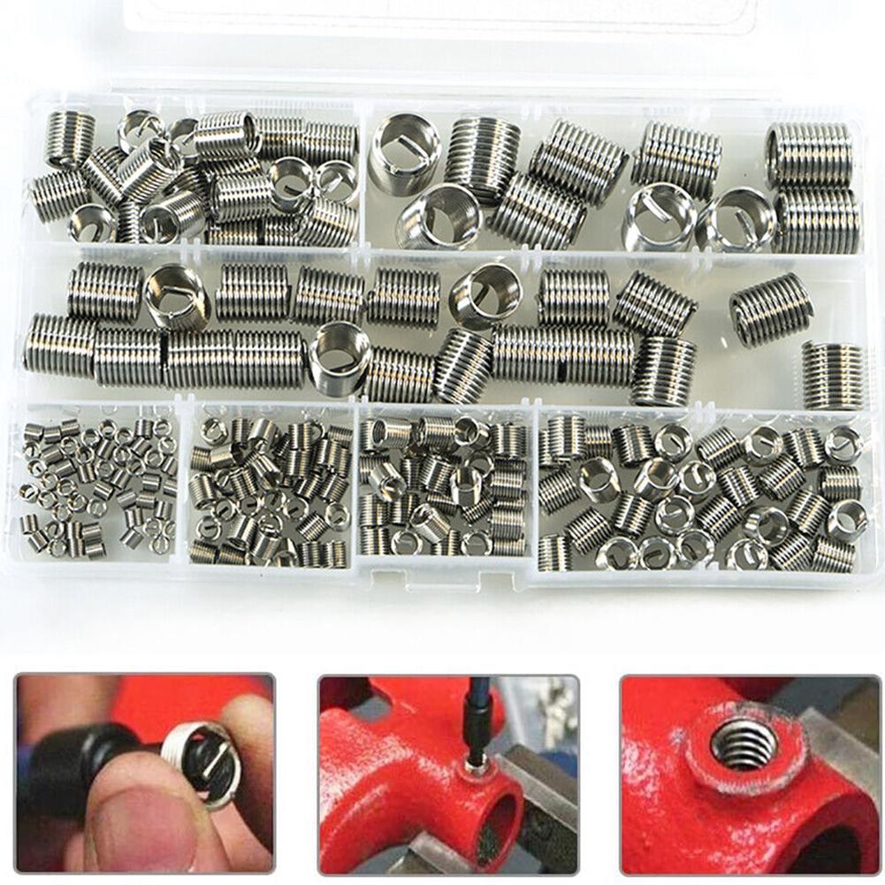 Assorted Thread Inserts 304 Stainless Steel Inserts Enhanced Lifespan Even Load Distribution High-quality Stainless Steel