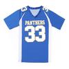Camiseta de Fútbol Tim Riggins Panthers Friday Night Lights Camisetas Hombre Mujer Cuello en V Manga Corta Malla Camiseta Deportiva Azul Blanco Camiseta