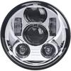 5.75 Inch LED Headlight for Harley x48, Dyna, 883R, 750, 1200, Benelli 250 Motorcycles & Scooters