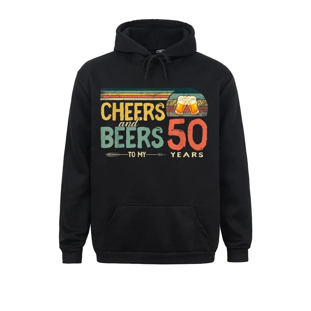 

Причудливые толстовки унисекс, толстовки с длинными рукавами, спортивная одежда для 50-летия, забавные поздравления и пиво для детей до 50 лет