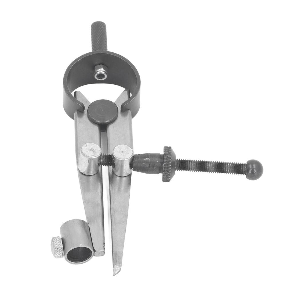 Wing Divider 125mm Carbon Steel High Hardness Leather Woodworking Compass with Pencil Holder