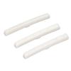 3Pcs 6 String Guitar Nut Flat Bottom Slotted Bone Guitar Nut Replacement for Tele