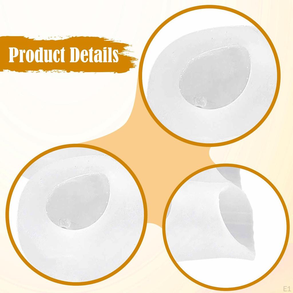 4Pcs Toe Cap Protectors Sleeves Bunion Cushions Covers for Running Standing Women Men