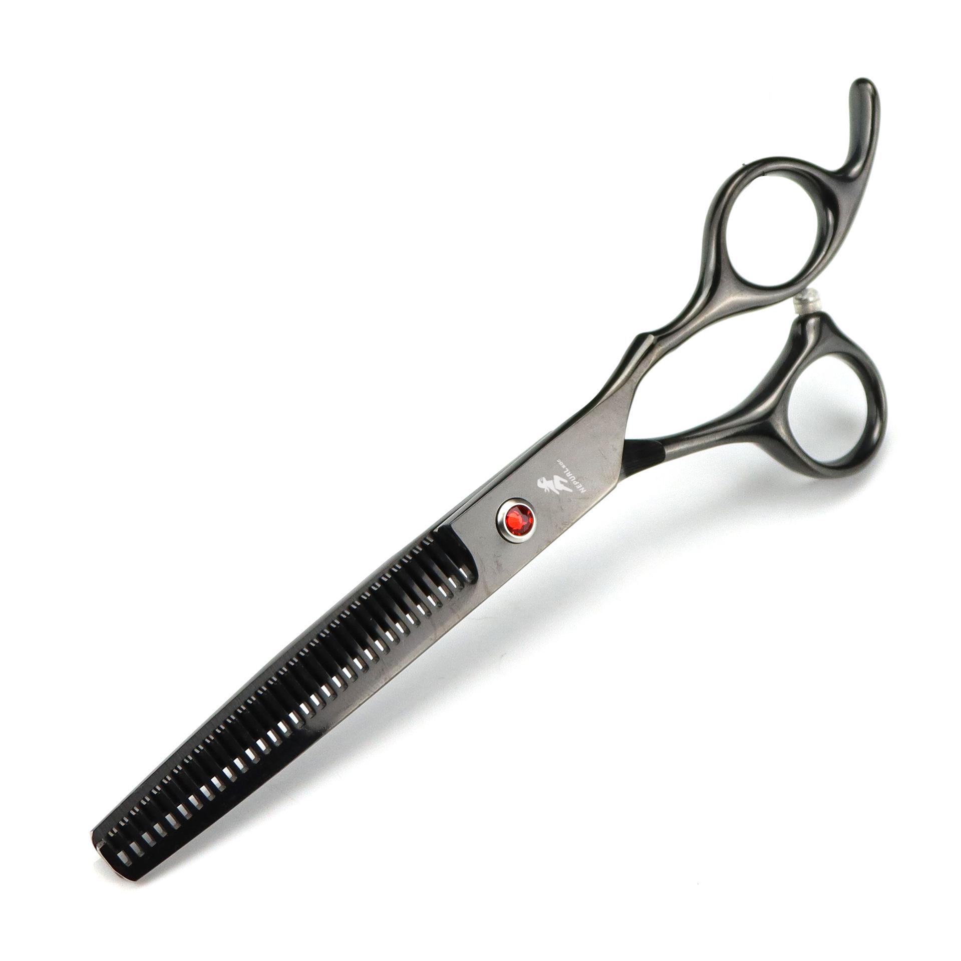6.5  Napson Color Plating Pet Grooming Thinning Shears, 5 Colors