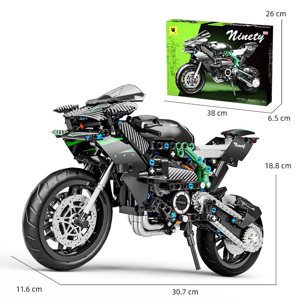 Motorcycle Kawasaki Ducati Assembly Building Block Model Toys