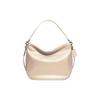 Tabby 35 Solid Color Zipper Closure Leather Handbag Armpit Bag Crossbody Bag Shoulder Bag Large Size Women's Off-white