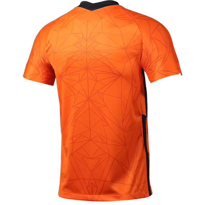 Nike Komfortabel V-hals Hjemmefansutgave Kortermet Jersey Barnetopper Oransje Svart CD1044-819