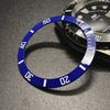 SEIKO Ceramic Slope Inner Bezel for SKX007 SBSA Blue Aftermarket 7S26-0020 SRPD, Etc. Blue Submariner, Luminous, Part, Mod/Custom Part