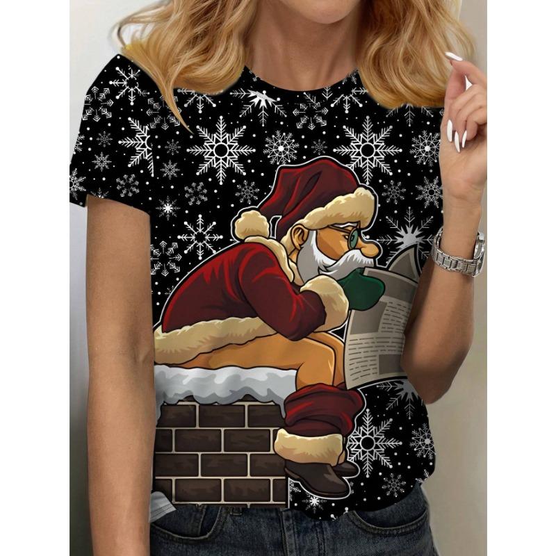 

SHEIN LUNE Женская футболка с коротким рукавом и принтом в виде 3D-эффекта Ditsy Floral Butterfly Ombre, весна/лето XL