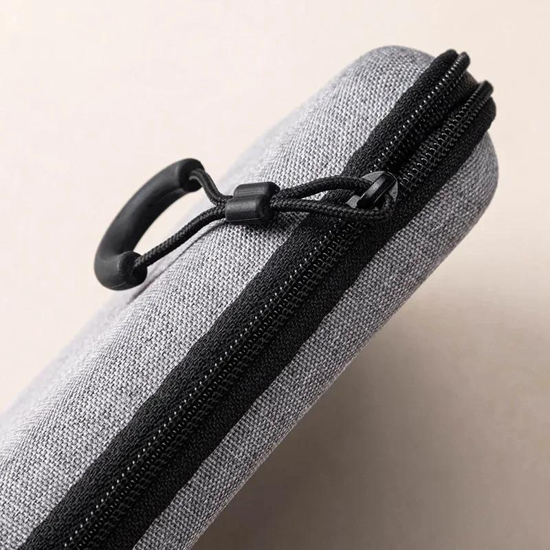 Portable Shockproof Mini Round Coin  Storage Bag Women Men Mini Earphone Charger Case Data Cable Organizer Case