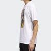 adidas Originals Trefoil City That Never Sleeps Logo Print Short Sleeve T-Shirt Men Tops White EC7348
