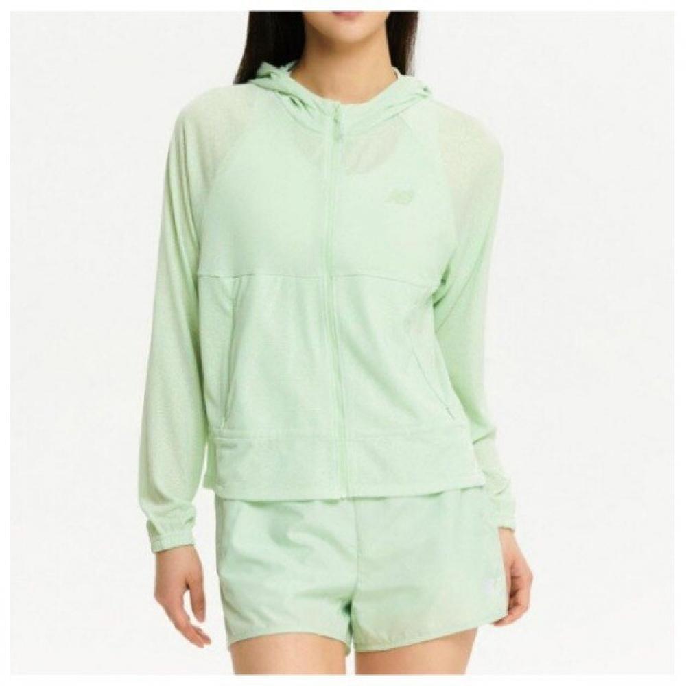 

New Balance Women S Cover Up Quick Dry Hoodie Kqj Nbmde3w712 41 Green series/85