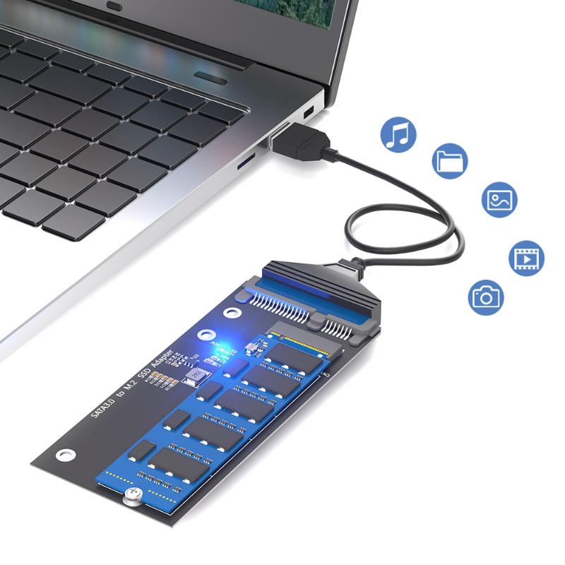 Placa Adaptadora M.2 Ngff para Sata Conversor Ssd Ngff M2 para Sata Iii Drivers para Ngff M.2