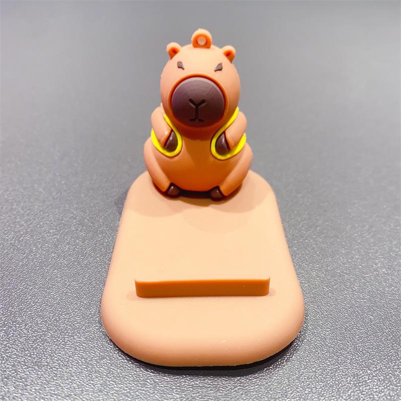 

Милый мультяшный держатель для мобильного телефона в виде капибары, изысканное украшение, детская игрушка, наземный маркетинг, маленький подарок, ленивая подставка