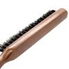 Natural Boar Bristle Hair Fluffy Comb Wood Handle Hair Brush Anti-static Barber Hair Comb Scalp Massage Hairdresser Styling Tool
