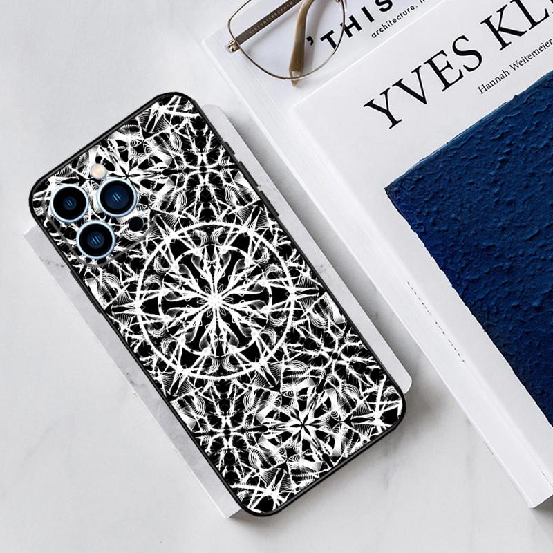 

Mandala Pattern Case For iPhone 17 Air 15 14 13 12 11 16 Pro Max Mini 16 15 Plus 16e Funda Silicone Cover iPhone 16 Plus