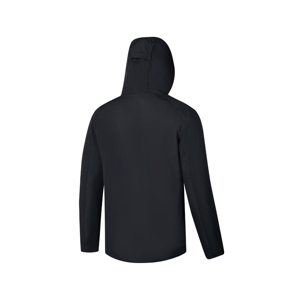 SAUCONY Sports Casual Solid Color Simple Hooded Three-In-One Down Jacket Men Jackets Black SC2240203AL-BK01
