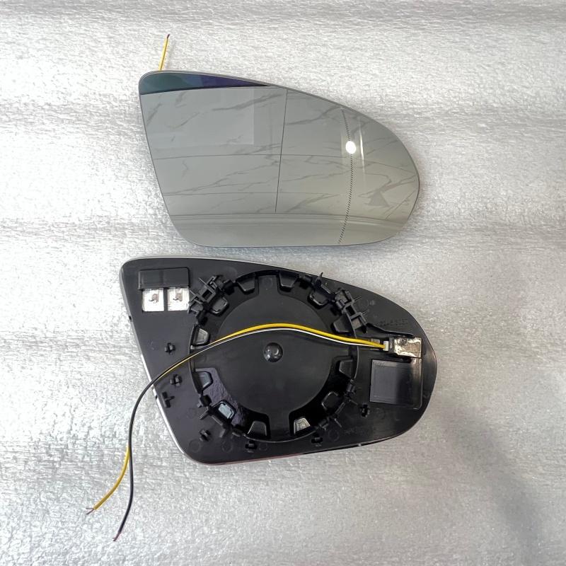 For Mercedes Benz A Class W177 2018 CLA Replace BSM BSW Car Heated Blind Spot Warning Wing Rear Mirror Glass