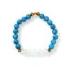 Fashion Snowflake Bracelet Bohemian Turquoise Beaded Bracelet