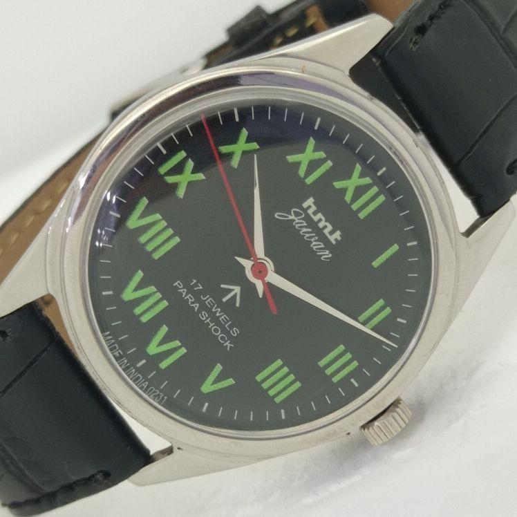 

USED HMT JAWAN INDIAN MENS MECHANICAL WATCH a412765-1 Sku007-a412765